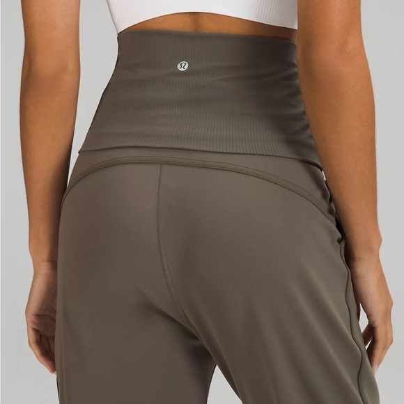 NWT lululemon Align™ Super-High-Rise Ribbed-Waist Jogger Carob Brown COBN Sz 14 - Picture 6 of 8